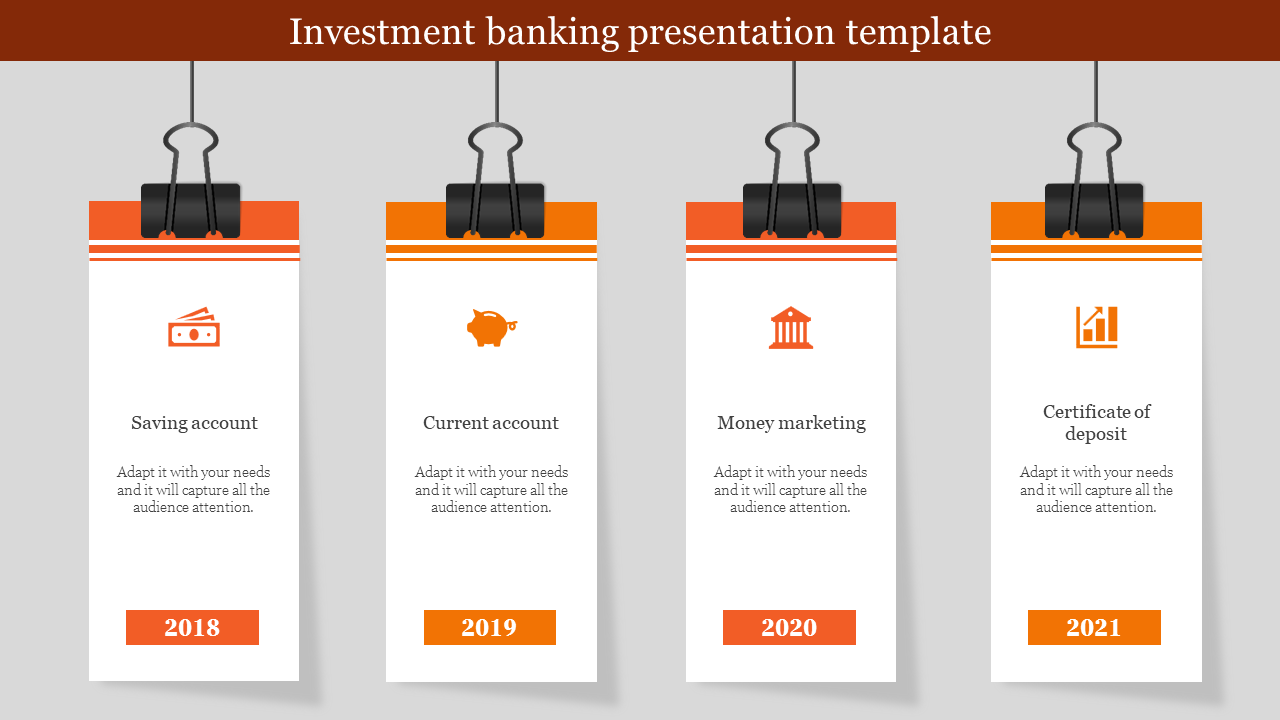Free - Impressive Investment Banking Presentation Template
